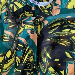 Zara floral dress, brand new with tags